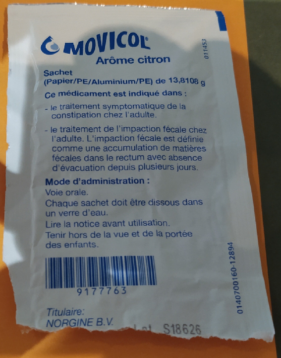 Photo du médicament